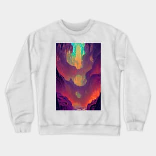 Polychromatic Dreamscape Crewneck Sweatshirt